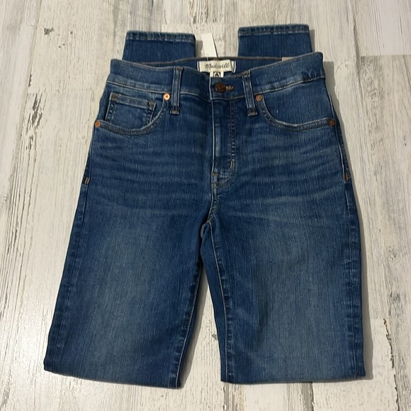 Madewell 9” Mid-Rise Skinny Jeans Size 25T.  NWT - Picture 2 of 12